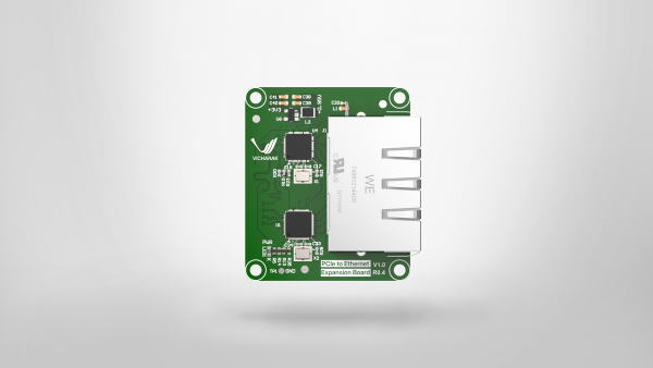 pcie ethernet board render 3